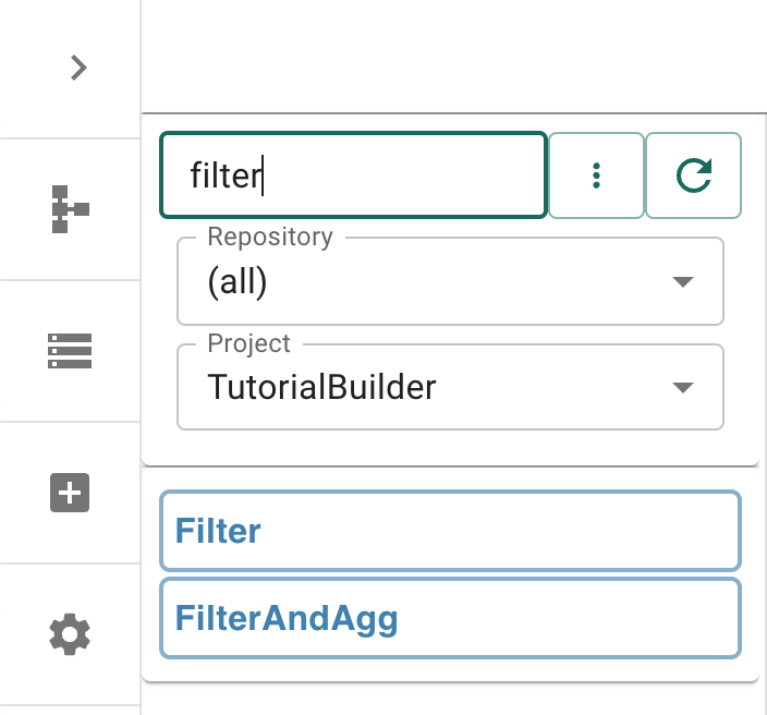 Repo list FilterAndAgg